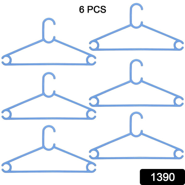 Plastic hangers for clothes