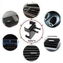 12857 Smartphone Car Phone Holder Car Air Conditioning Vent Phone Holder, Holder Stand for Mobile Phone Cellphone GPS, Dashboard Bracket for Car (1 Pc)