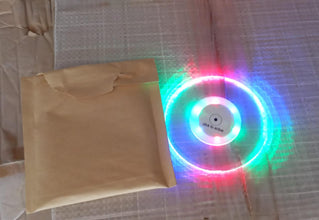 Colorful LED Cocktail Coaster, Round Ultra-Thin LED Drink Coaster (1 Pc)