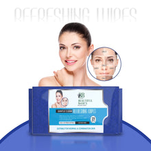 Refreshing Wet Wipes for Face | Facial Cleansing | Refreshing & Skin Hydration| Soothing for skin | pH Balance & Alcohol Free | Nourishing with Fruit extract | 25 Wipes